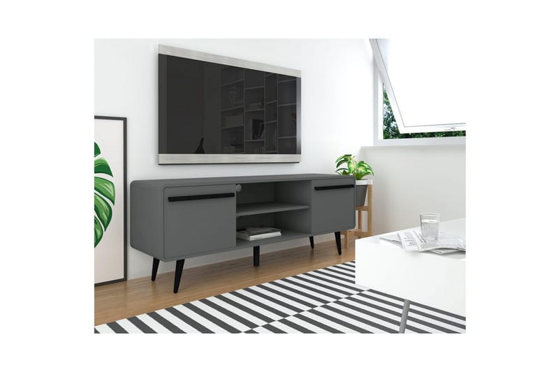 Lavbord Chantal Grå - Grå - Møbler - Mediamøbel & tv møbel - TV-benk & mediabenk