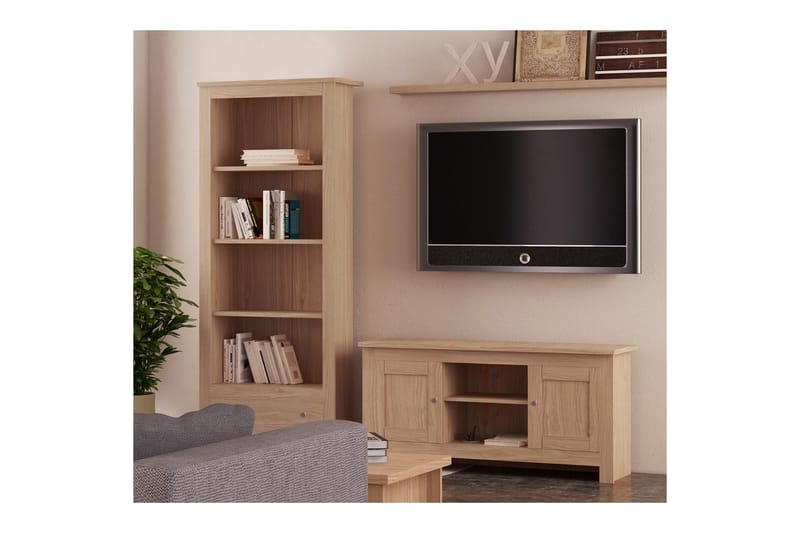 Lavbord Emerald 120x39x58 cm, Natur - 120x39x58 cm, Natur - Møbler - Mediamøbel & tv møbel - TV-benk & mediabenk