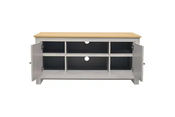 Lavbord Emerald 120x39x58 cm, Natur/Grå - 120x39x58 cm, Natur/Grå - Møbler - Mediamøbel & tv møbel - TV-benk & mediabenk