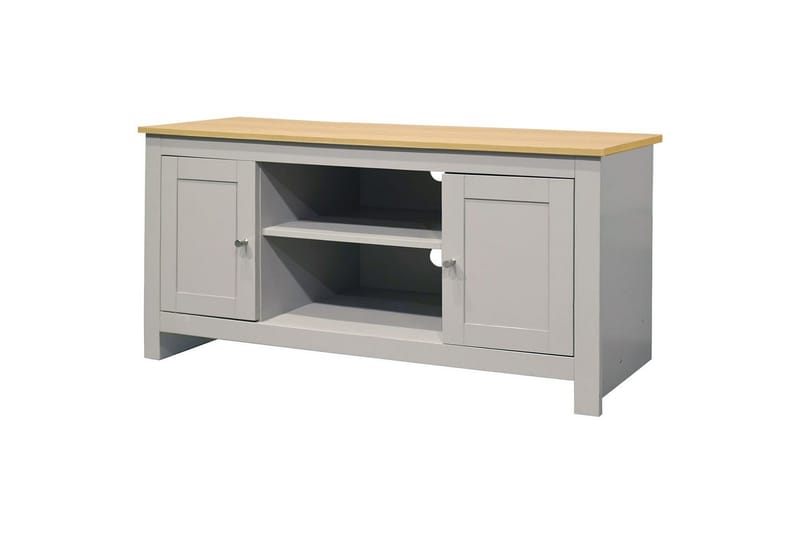 Lavbord Emerald 120x39x58 cm, Natur/Grå - 120x39x58 cm, Natur/Grå - Møbler - Mediamøbel & tv møbel - TV-benk & mediabenk