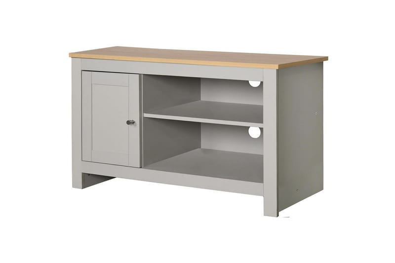 Lavbord Emerald 95x39x58 cm, Natur/Grå - 95x39x58 cm, Natur/Grå - Møbler - Mediamøbel & tv møbel - TV-benk & mediabenk