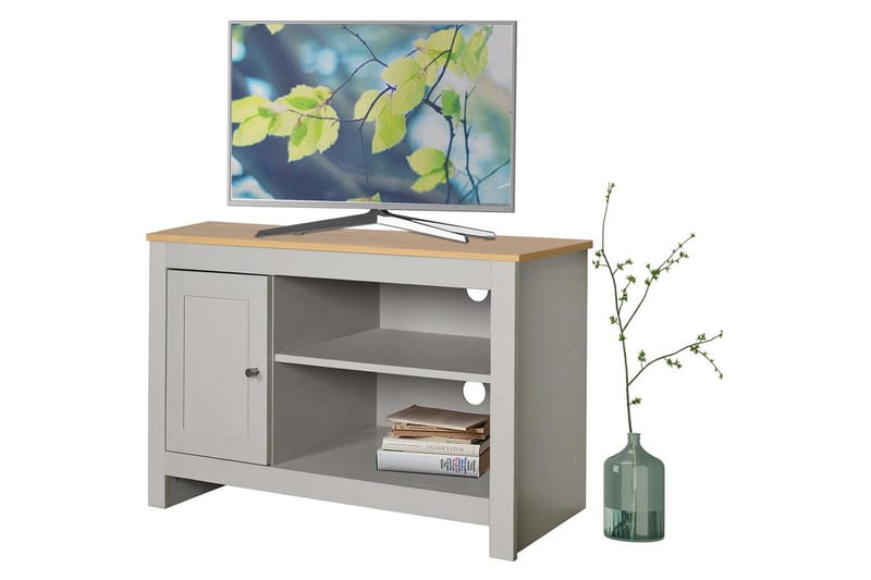 Lavbord Emerald 95x39x58 cm, Natur/Grå - 95x39x58 cm, Natur/Grå - Møbler - Mediamøbel & tv møbel - TV-benk & mediabenk