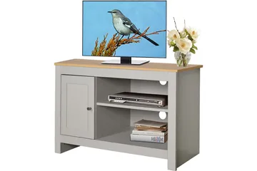 Lavbord Emerald 95x39x58 cm, Natur/Grå - 95x39x58 cm, Natur/Grå - Møbler - Mediamøbel & tv møbel - TV-benk & mediabenk
