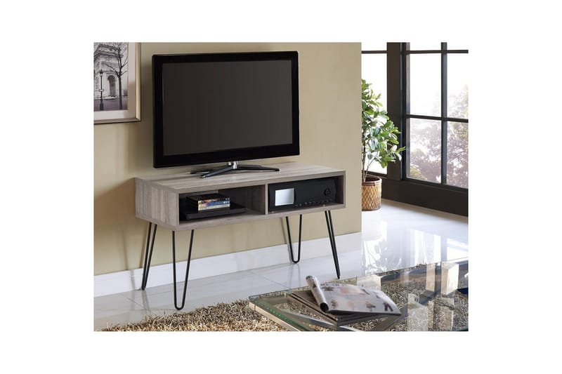 Lavbord Owen Grå/Eik - Grå/Eik - Møbler - Mediamøbel & tv møbel - TV-benk & mediabenk