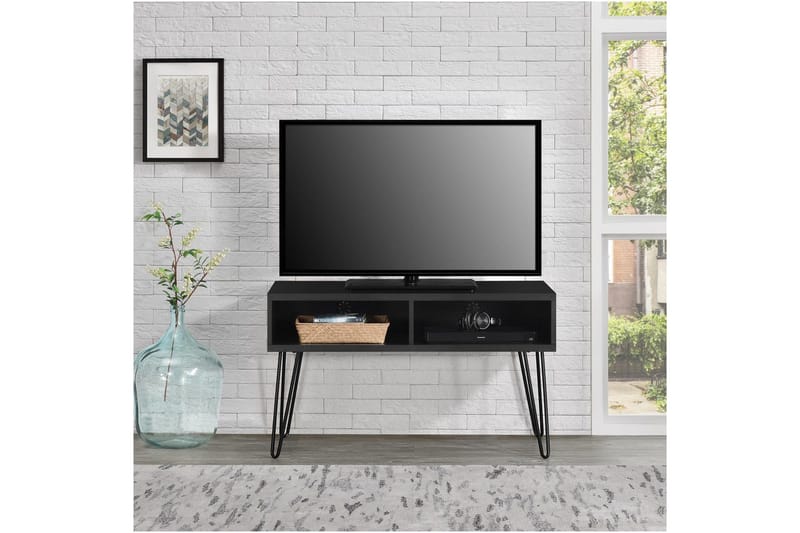 Lavbord Owen Svart/eik - Svart/eik - Møbler - Mediamøbel & tv møbel - TV-benk & mediabenk