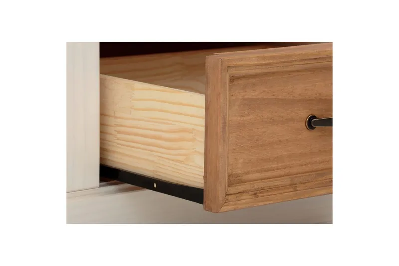 Lavbord Selma Hvit/Beis/Voks - Hvit/Beis/Voks - Møbler - Mediamøbel & tv møbel - TV-benk & mediabenk