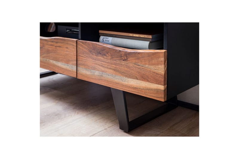 Lavbord Wohnling Heltre med 2 dører 1 skuff trekanter landlig stil - Møbler - Mediamøbel & tv møbel - TV-skap