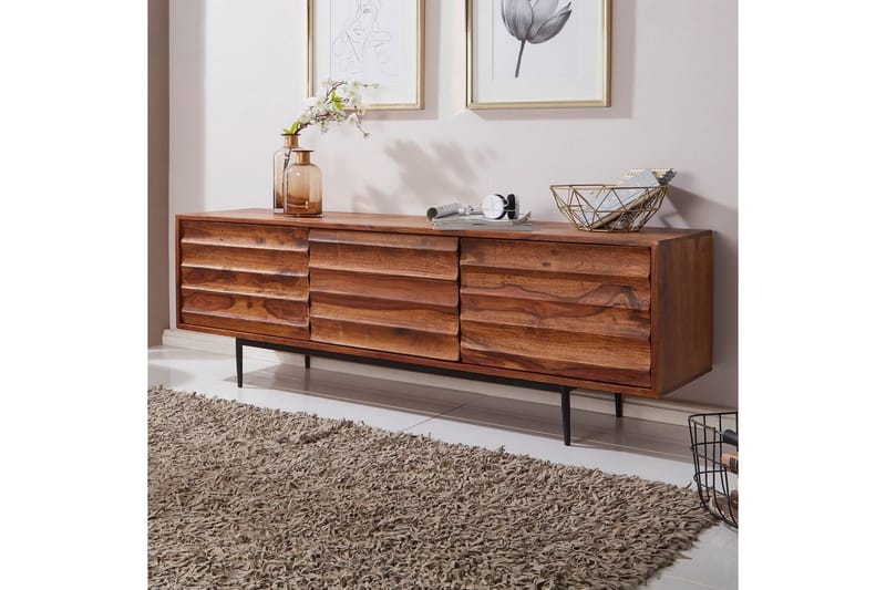 Lavbord Wohnling Heltre med oppbevaring 3 dører landlig stil - Møbler - Mediamøbel & tv møbel - TV-skap