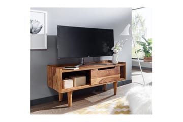 Lavbord Wohnling Massivt tre med oppbevaring 1 dør treben landlig stil - Møbler - Mediamøbel & tv møbel - TV-benk & mediabenk