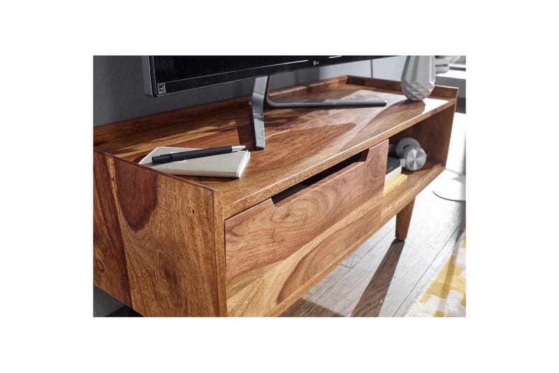 Lavbord Wohnling Massivt tre med oppbevaring 1 dør treben landlig stil - Møbler - Mediamøbel & tv møbel - TV-benk & mediabenk