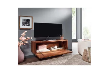 Lavbord Wohnling Massivt tre med oppbevaring 1 klaffedør treben landlig stil - Møbler - Mediamøbel & tv møbel - TV-benk & mediabenk