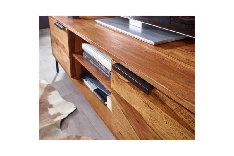 Lavbord Wohnling Massivt tre med oppbevaring 2 dører landlig stil - Møbler - Mediamøbel & tv møbel - TV-benk & mediabenk