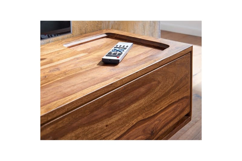 Lavbord Wohnling Massivt treoppheng med én skuff, landlig stil - Møbler - Mediamøbel & tv møbel - TV-hylle