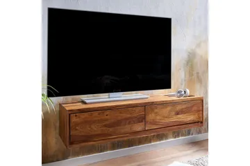 Lavbord Wohnling Massivt treverk hengende med 2 skuffer landlig hus - Møbler - Mediamøbel & tv møbel - TV-benk & mediabenk