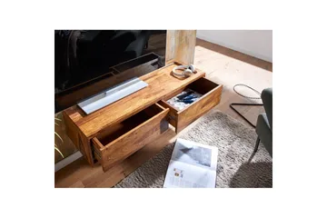 Lavbord Wohnling Massivt treverk hengende med 2 skuffer landlig hus - Møbler - Mediamøbel & tv møbel - TV-benk & mediabenk