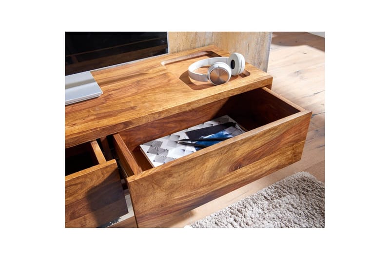 Lavbord Wohnling Massivt treverk hengende med 2 skuffer landlig hus - Møbler - Mediamøbel & tv møbel - TV-skap