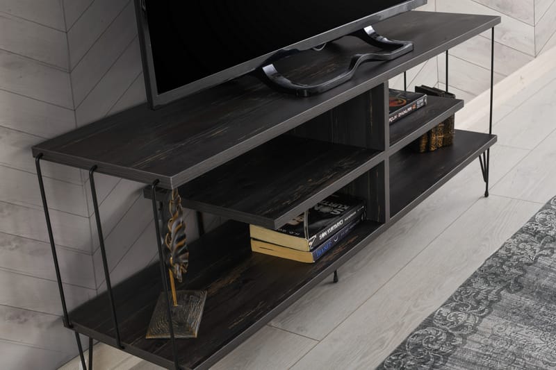 Leopoldis Tv-benk 120 cm - Mørkebrun - TV-benk & mediabenk