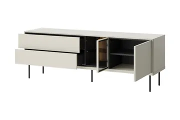 Levisa Tv-Benk 161x41 cm - Beige - Møbler - Mediamøbel & tv møbel - TV-benk & mediabenk