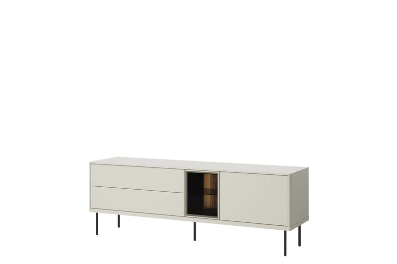 Levisa Tv-Benk 161x41 cm - Beige - Møbler - Mediamøbel & tv møbel - TV-benk & mediabenk
