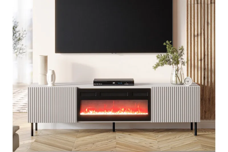 Lionel TV-benk 181 cm - Beige - Møbler - Mediamøbel & tv møbel - TV-benk & mediabenk