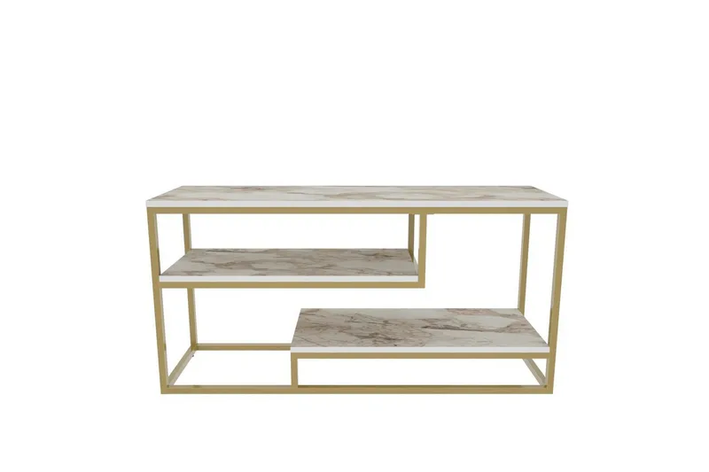 Lorin TV-benk 120 cm - Gull - Møbler - Mediamøbel & tv møbel - TV-benk & mediabenk