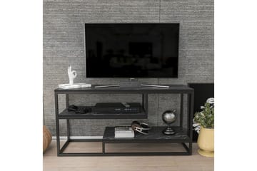 Lorin TV-benk 120 cm - Sort/Hvit - Møbler - Mediamøbel & tv møbel - TV-benk & mediabenk