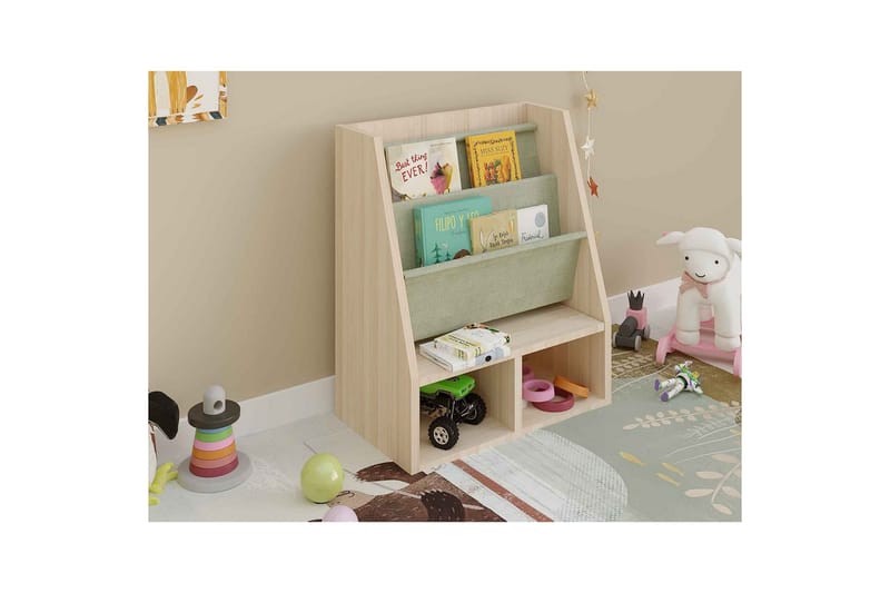 Lorric Bokhylle 64 cm - Eik - Oppbevaring - Hyller - Bokhylle