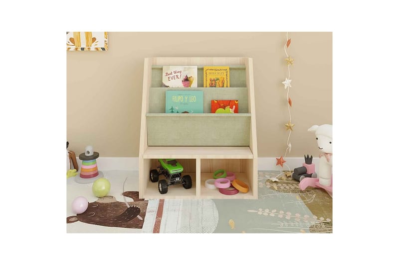 Lorric Bokhylle 64 cm - Eik - Oppbevaring - Hyller - Bokhylle