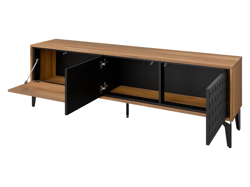 Lorvenn TV-benk 190 cm - Brun/Svart - Møbler - Mediamøbel & tv møbel - TV-benk & mediabenk