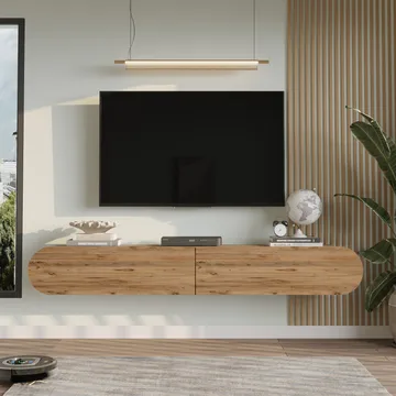 Lumina TV-benk 180x29,5x31,6 cm - Atlantic-furu - Møbler - Mediamøbel & tv møbel - TV-benk & mediabenk