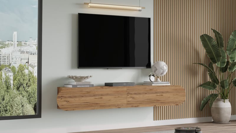 Lumina TV-benk 180x29,5x31,6 cm - Atlantic-furu - Møbler - Mediamøbel & tv møbel - TV-benk & mediabenk