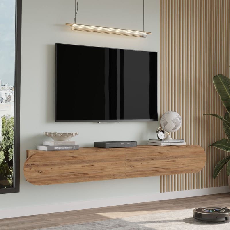Lumina TV-benk 180x29,5x31,6 cm - Atlantic-furu - Møbler - Mediamøbel & tv møbel - TV-benk & mediabenk
