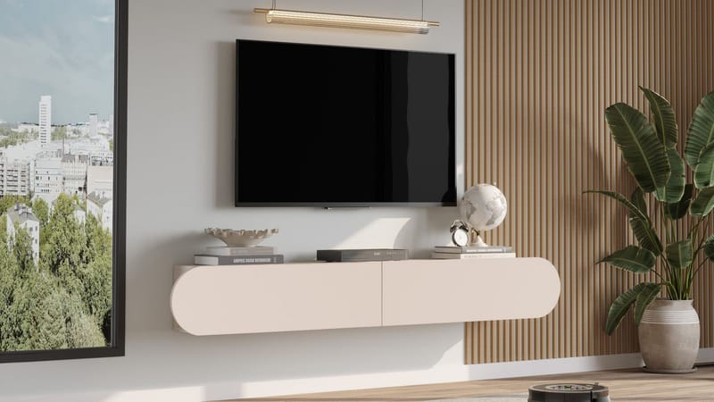 Lumina TV-benk 180x29,5x31,6 cm - Sand - Møbler - Mediamøbel & tv møbel - TV-benk & mediabenk