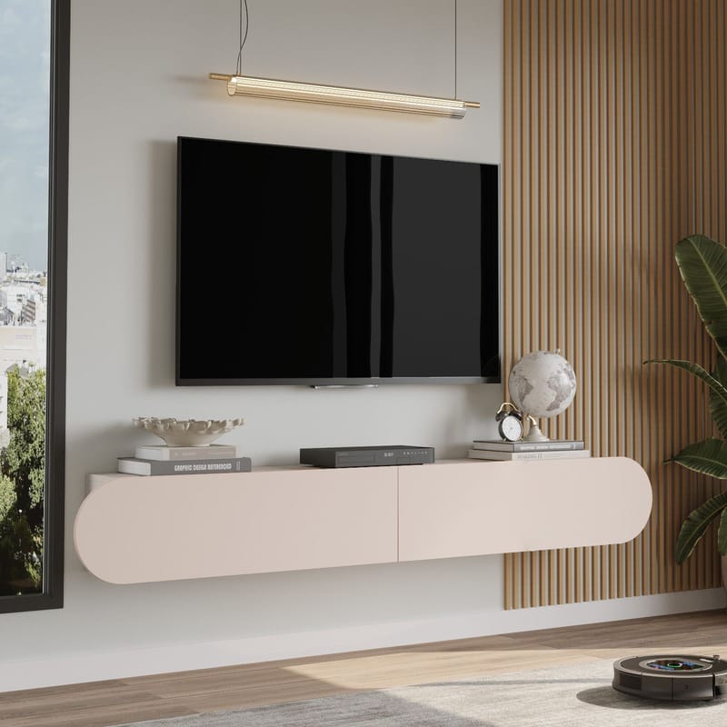 Lumina TV-benk 180x29,5x31,6 cm - Sand - Møbler - Mediamøbel & tv møbel - TV-benk & mediabenk
