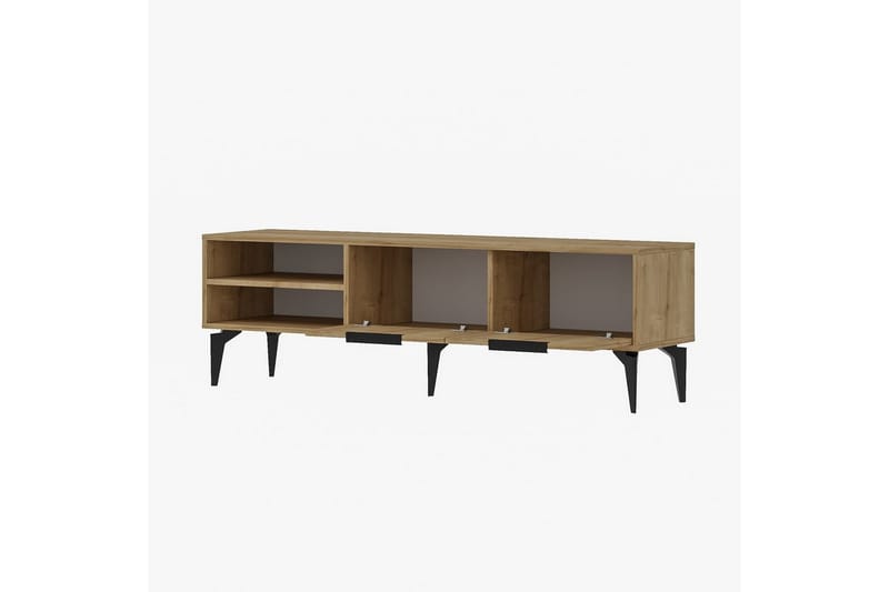 Lyven TV-benk 160 cm - Brun - Møbler - Mediamøbel & tv møbel - TV-benk & mediabenk