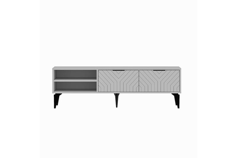 Lyven TV-benk 160 cm - Hvit - Møbler - Mediamøbel & tv møbel - TV-benk & mediabenk