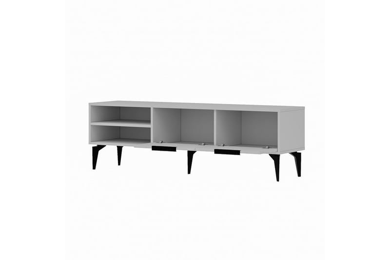Lyven TV-benk 160 cm - Hvit - Møbler - Mediamøbel & tv møbel - TV-benk & mediabenk