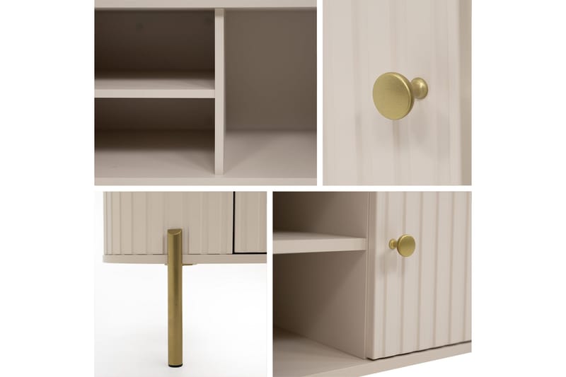 Maggio Tv-Benk 175x43 cm - Beige - Møbler - Mediamøbel & tv møbel - TV-benk & mediabenk