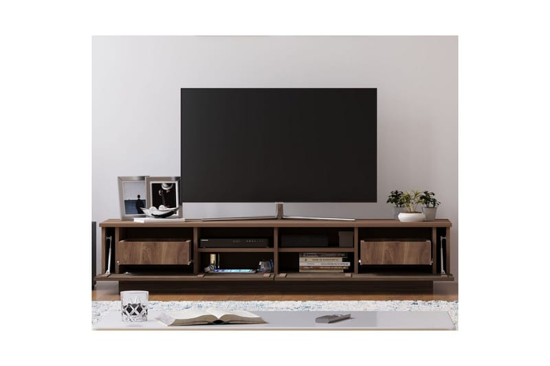 Malric TV-benk 180 cm i Eik - Brun - Møbler - Mediamøbel & tv møbel - TV-benk & mediabenk
