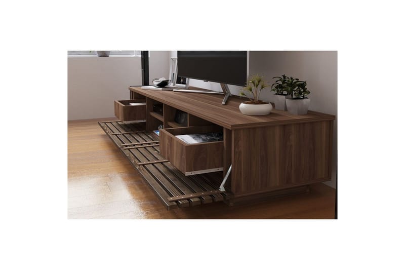 Malric TV-benk 180 cm - Natur - Møbler - Mediamøbel & tv møbel - TV-benk & mediabenk