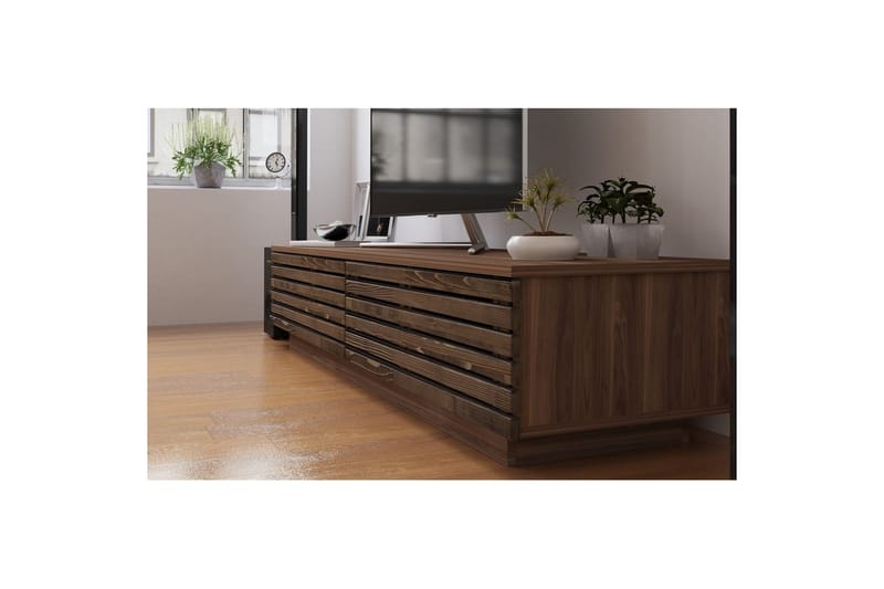 Malric TV-benk 180 cm - Natur - Møbler - Mediamøbel & tv møbel - TV-benk & mediabenk