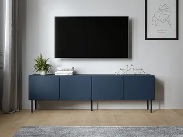 Marros TV-benk 200 cm - Blå - Møbler - Mediamøbel & tv møbel - TV-benk & mediabenk