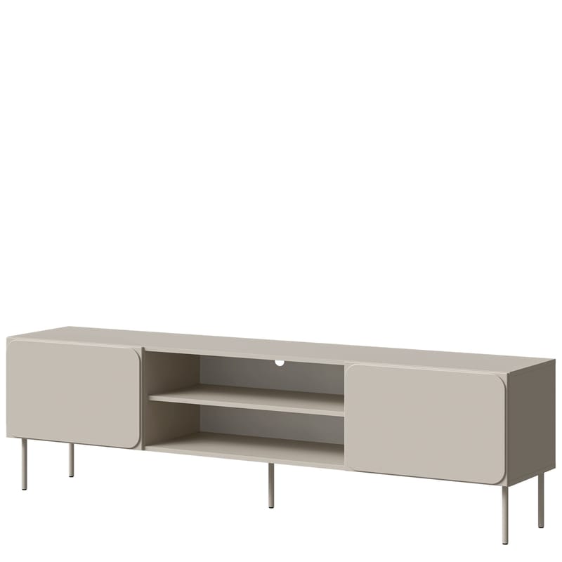 Marros TV-benk 200 cm med Hyller, Beige