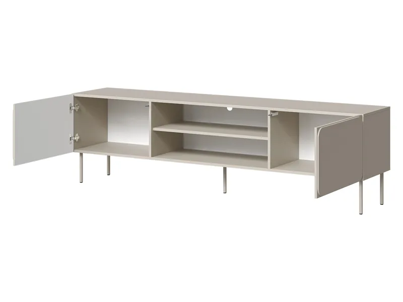 Marros TV-benk 200 cm med Hyller - Blå - Møbler - Mediamøbel & tv møbel - TV-benk & mediabenk