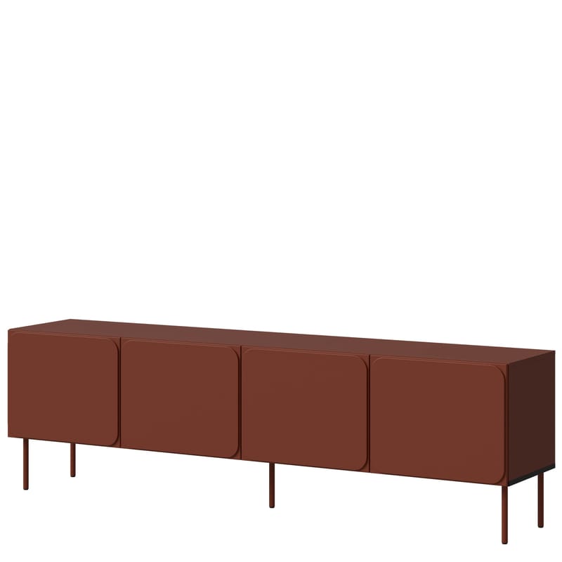 Marros TV-benk 200 cm, Toskansk rød