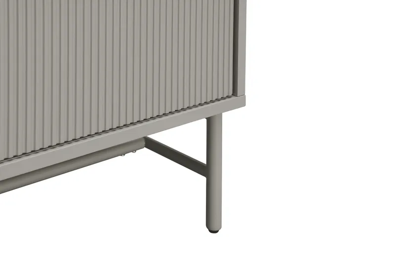 Matterhorn Smal TV-benk med oppbevaring 40 cm dyb 157 cm bred 58 cm høy - Beige - Møbler - Mediamøbel & tv møbel - TV-benk & mediabenk