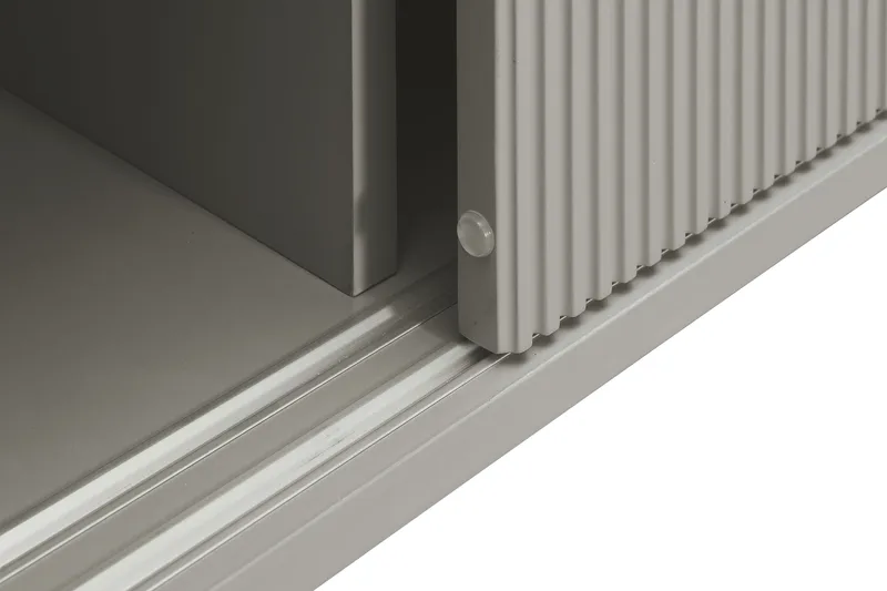 Matterhorn Smal TV-benk med oppbevaring 40 cm dyb 157 cm bred 58 cm høy - Beige - Møbler - Mediamøbel & tv møbel - TV-benk & mediabenk