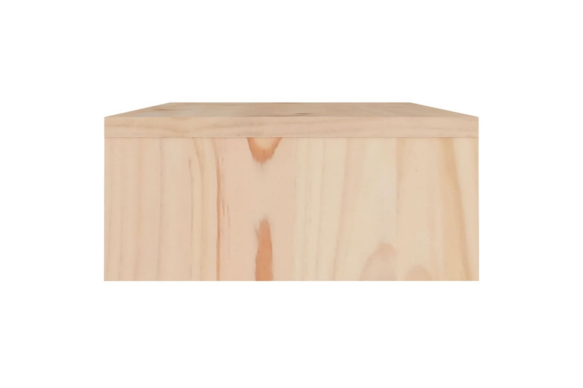 beBasic Monitorstativ 60x24x10,5 cm heltre furu - Brun - Møbler - Mediamøbel & tv møbel - Mediestativ & veggfeste