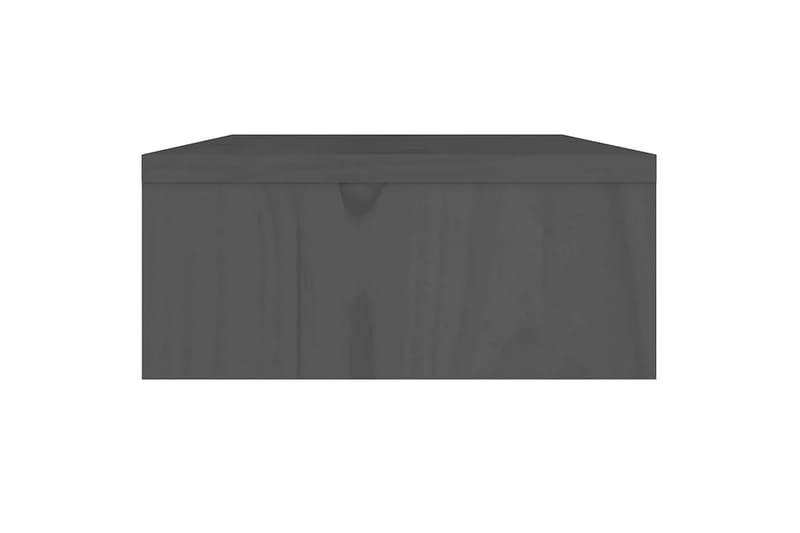 beBasic Monitorstativ grå 60x24x10,5 cm heltre furu - GrÃ¥ - Møbler - Mediamøbel & tv møbel - Mediestativ & veggfeste
