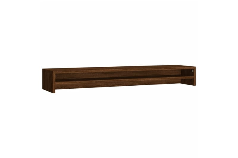 beBasic Skjermstativ brun eik 100x24x13 cm konstruert tre - Brun - Møbler - Mediamøbel & tv møbel - Mediestativ & veggfeste